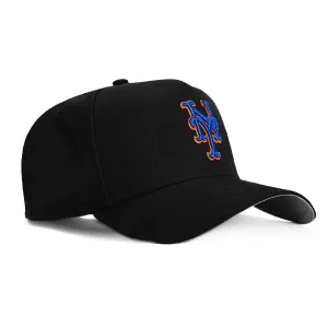 New Era 9Forty A-Frame New York Mets Snapback Hat - Black, Royal, Orange