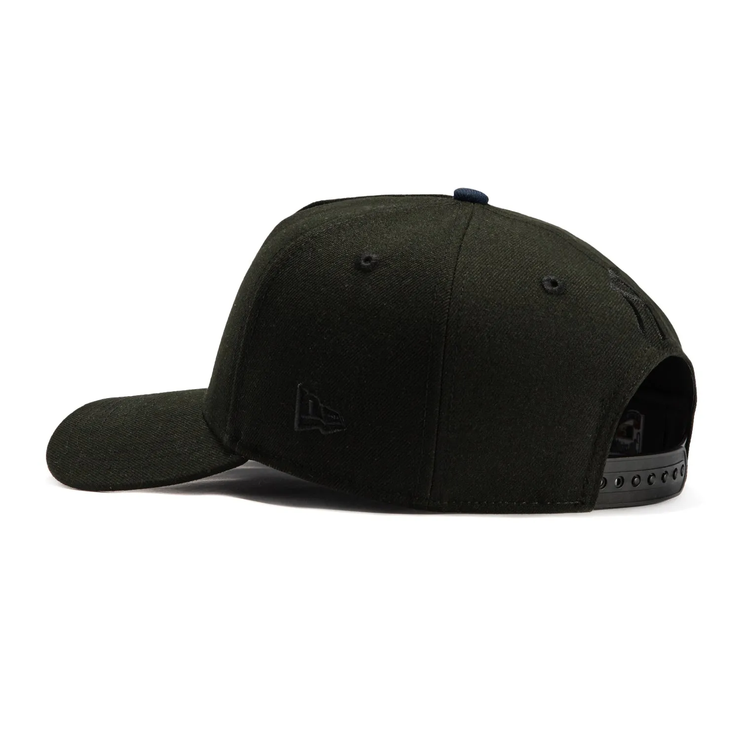 New Era 9Forty A-Frame New York Yankees 1999 World Series Patch Flame Snapback Hat - Black