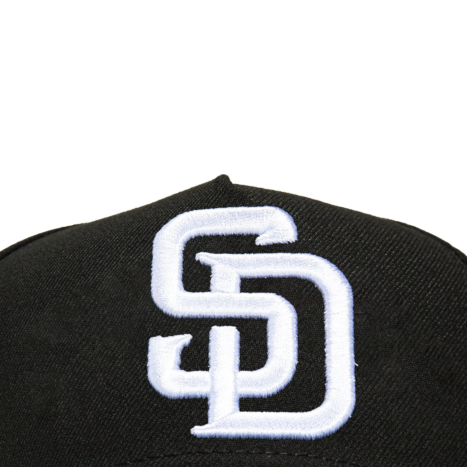 New Era 9Forty A-Frame San Diego Padres Snapback Hat - Black, White