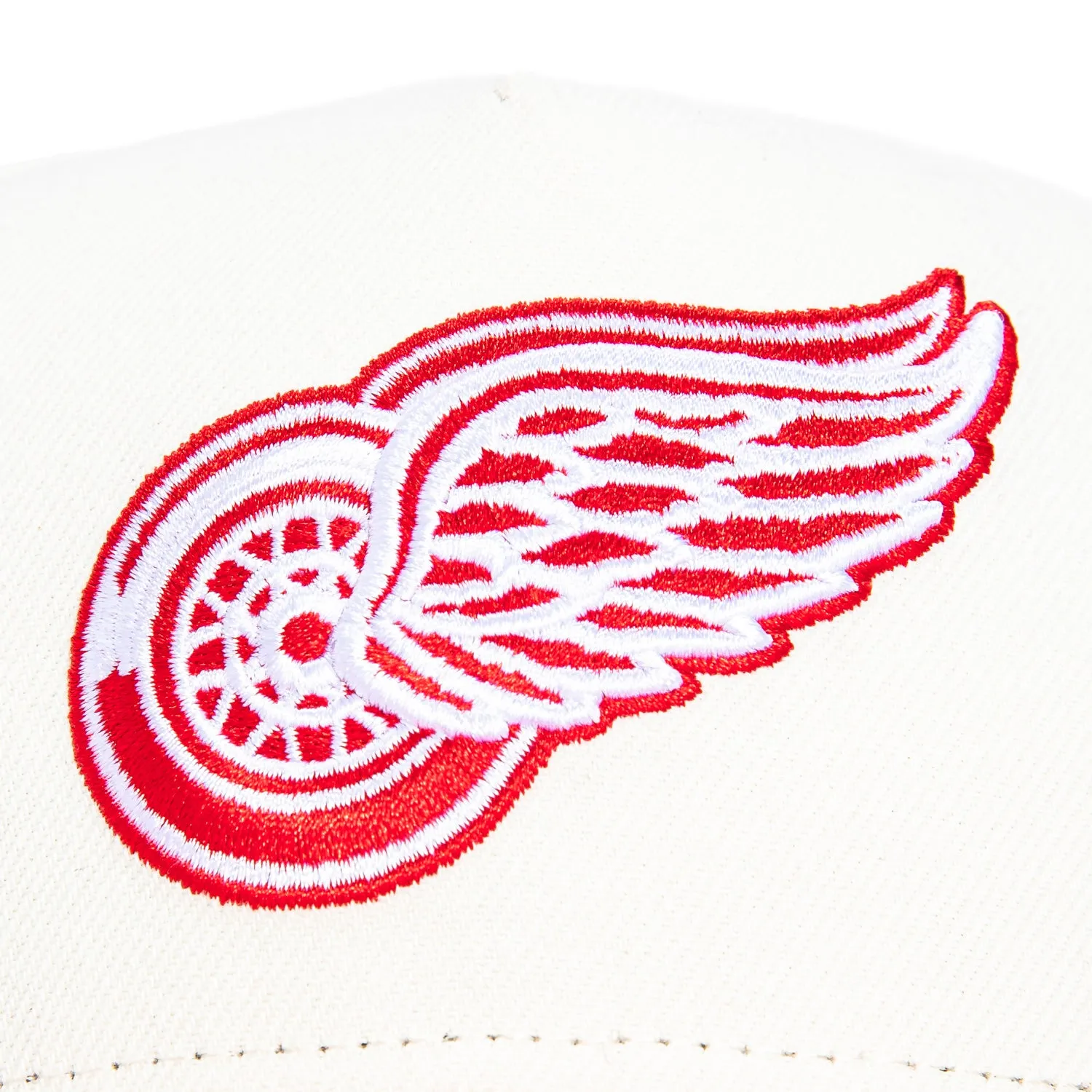 New Era 9Forty A-Frame White Dome Detroit Red Wings Snapback Hat - White, Red