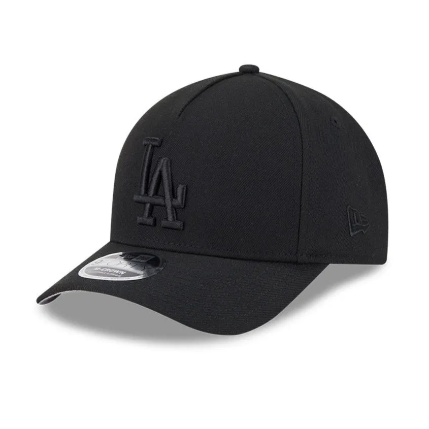 New Era 9Forty M-Crown A-Frame Los Angeles Dodgers Snapback Hat - Black. Black