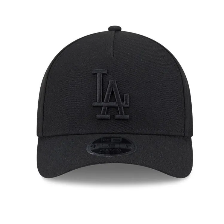 New Era 9Forty M-Crown A-Frame Los Angeles Dodgers Snapback Hat - Black. Black