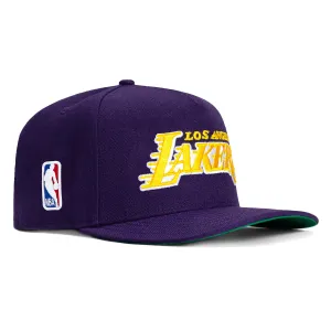 New Era 9Seventy Los Angeles Lakers Alternate Stretch-Snapback Hat - Purple, Gold