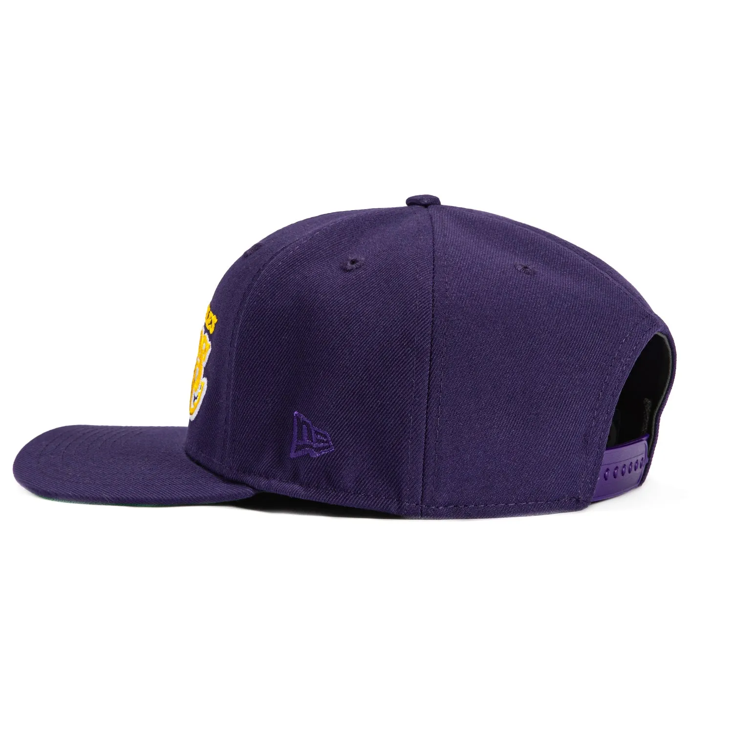 New Era 9Seventy Los Angeles Lakers Alternate Stretch-Snapback Hat - Purple, Gold