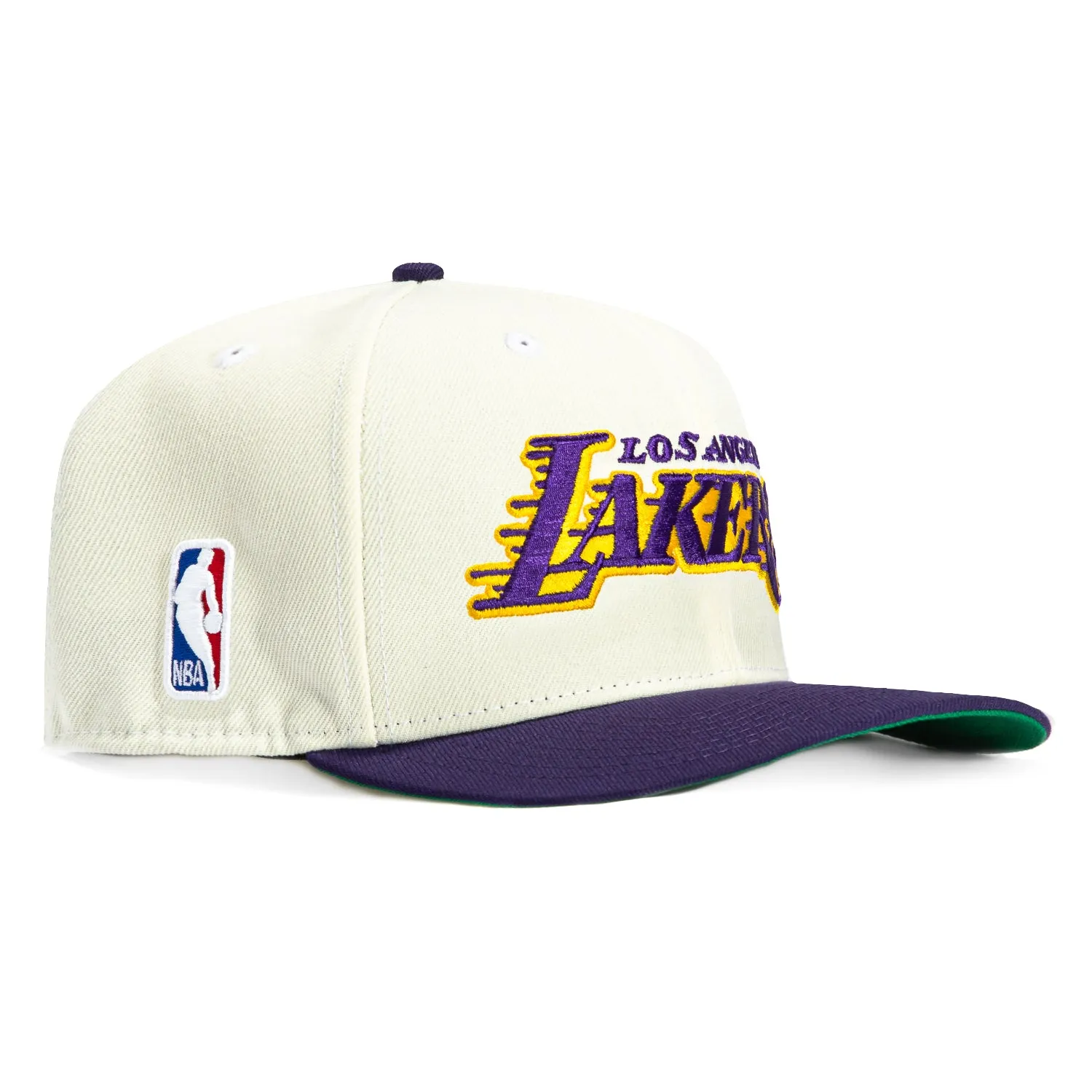 New Era 9Seventy Los Angeles Lakers Alternate Stretch-Snapback Hat - White, Purple