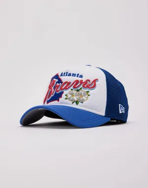 New Era Atlanta Braves State Flower Trucker Hat