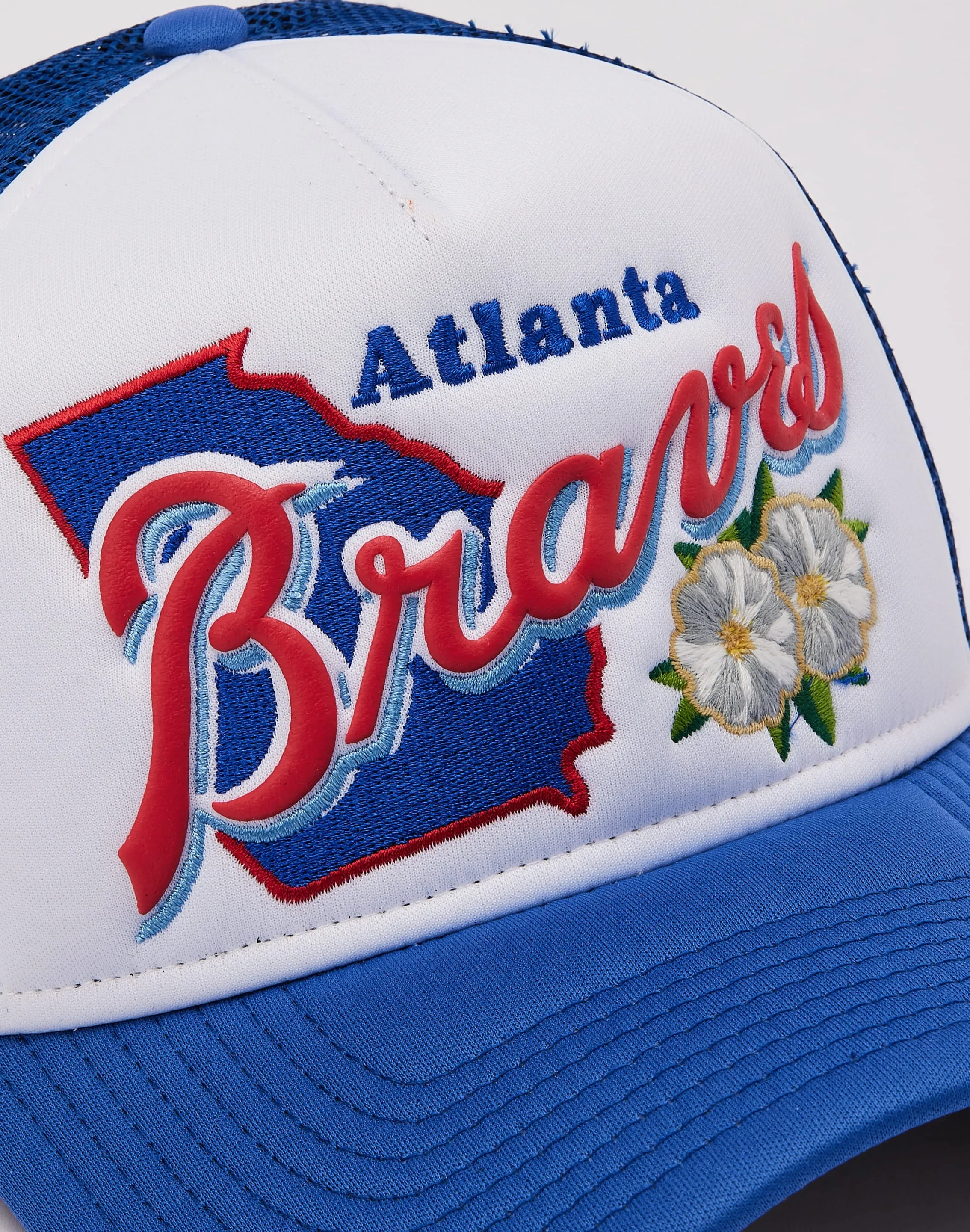 New Era Atlanta Braves State Flower Trucker Hat