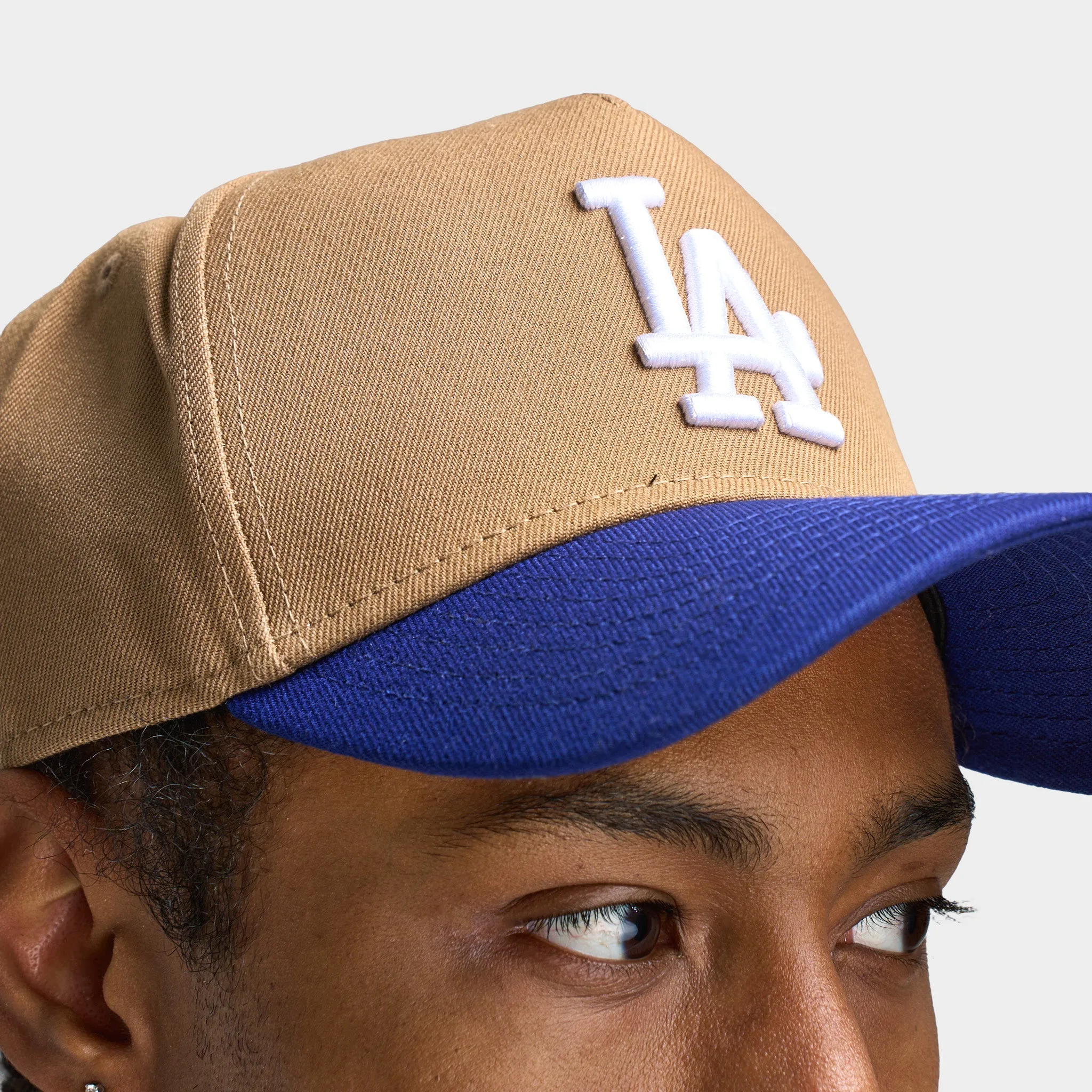 New Era Los Angeles Dodgers 9FORTY AF Snapback Khaki / Navy