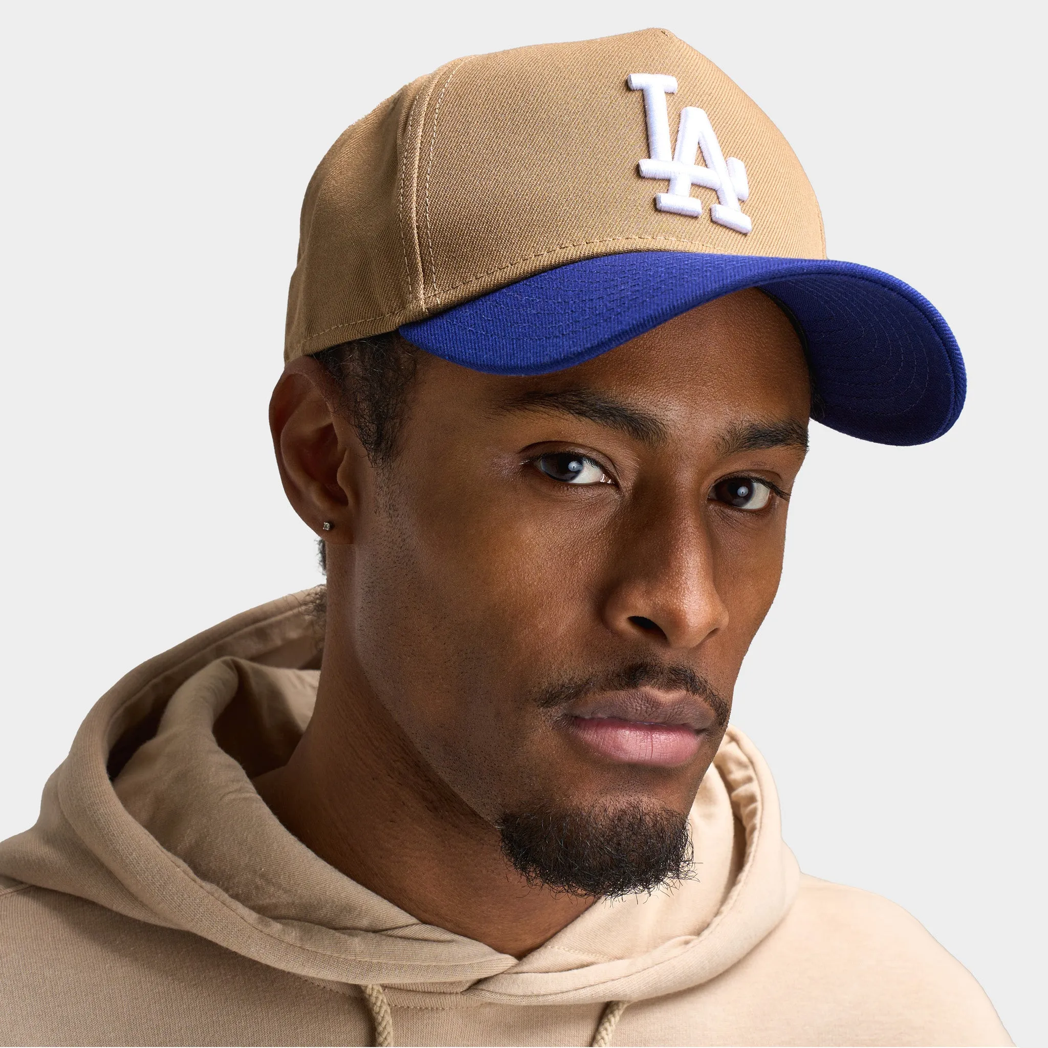 New Era Los Angeles Dodgers 9FORTY AF Snapback Khaki / Navy