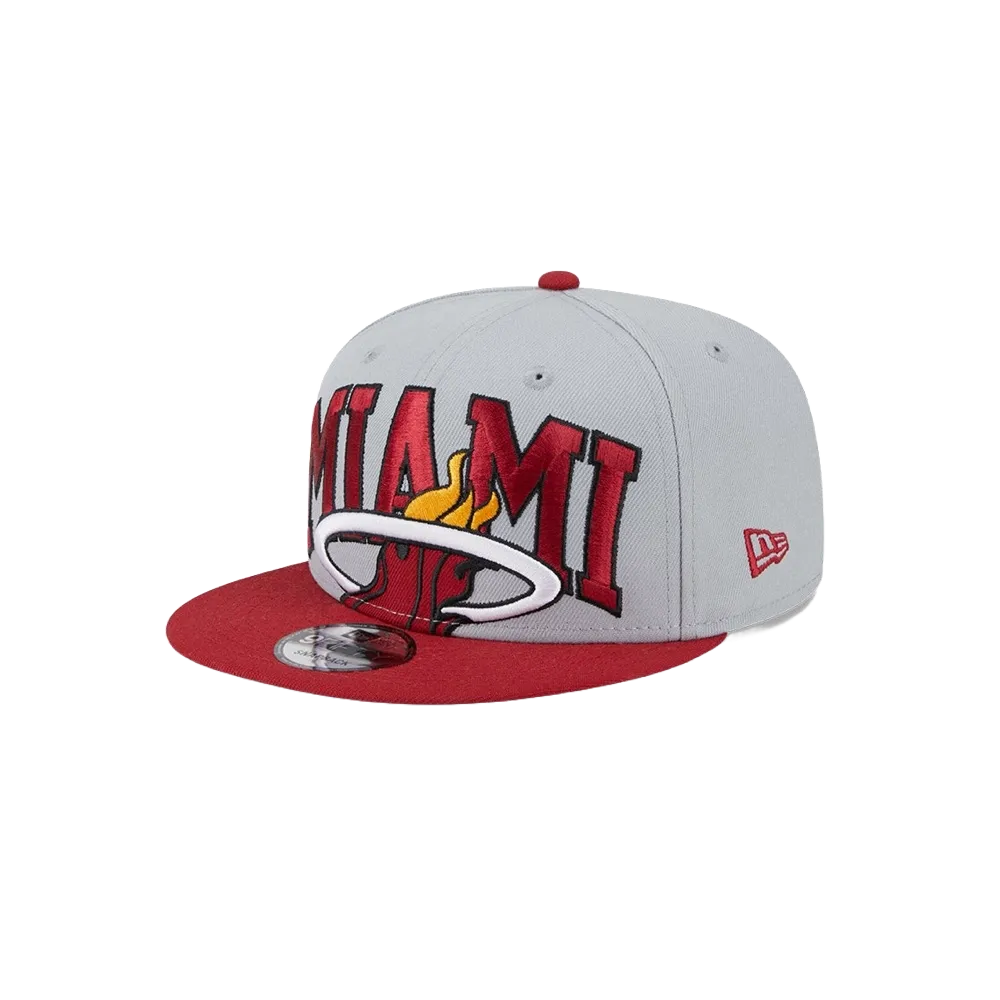 New Era Miami HEAT 2023 Grey Tipoff Snapback