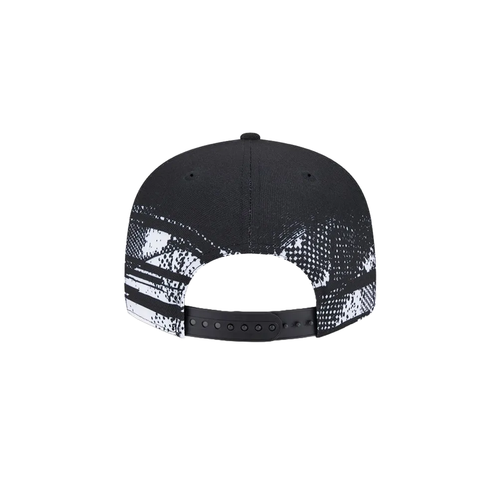 New Era Miami HEAT 2024 Tipoff Black and White Snapback