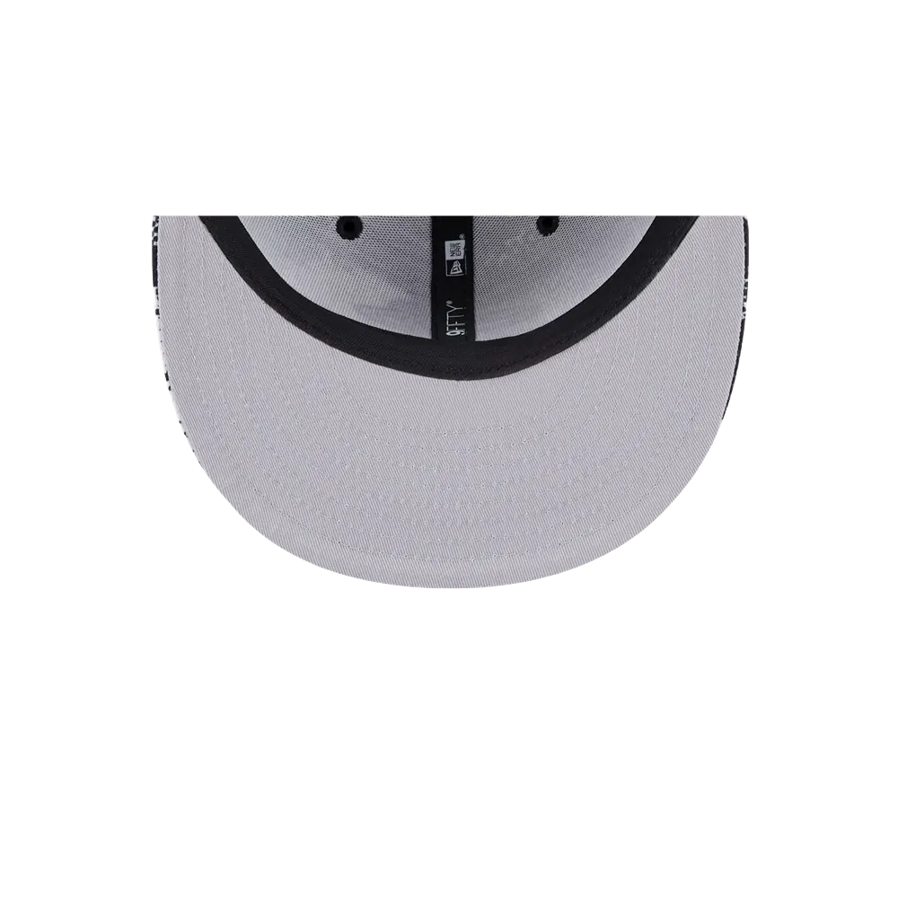 New Era Miami HEAT 2024 Tipoff Black and White Snapback