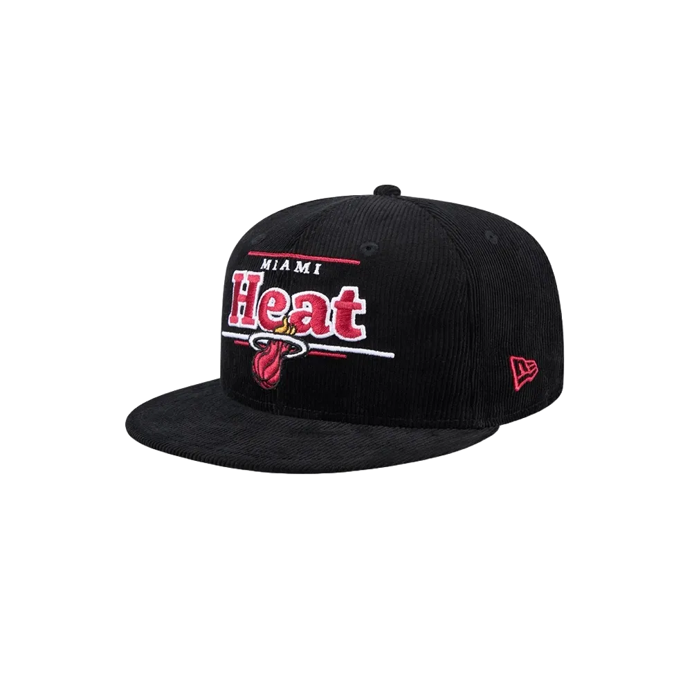New Era Miami HEAT Corduroy Snapback