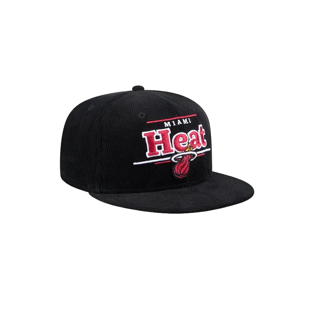 New Era Miami HEAT Corduroy Snapback