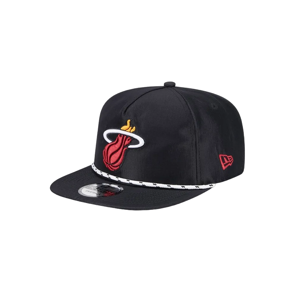 New Era Miami HEAT Rope Golfer Snapback