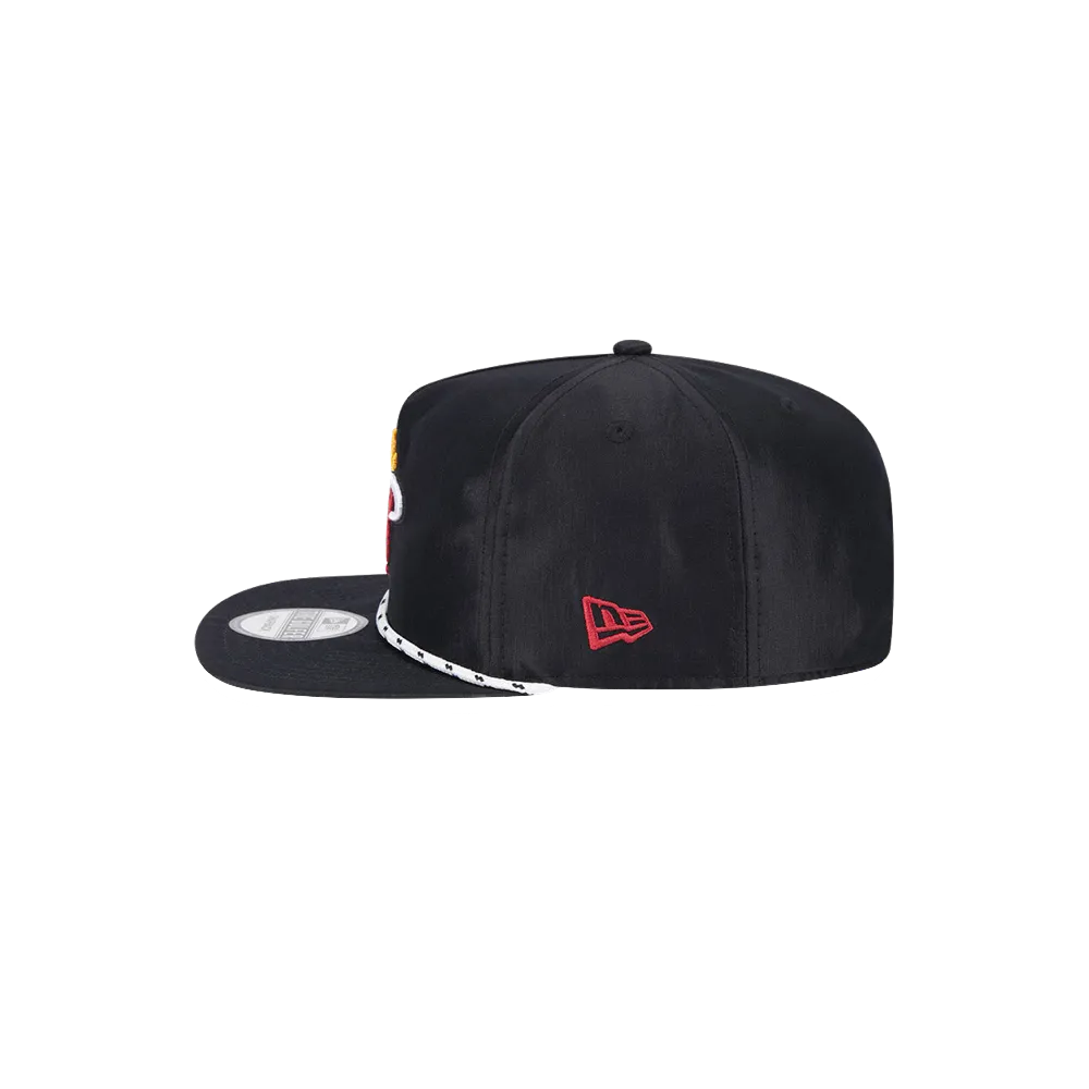 New Era Miami HEAT Rope Golfer Snapback