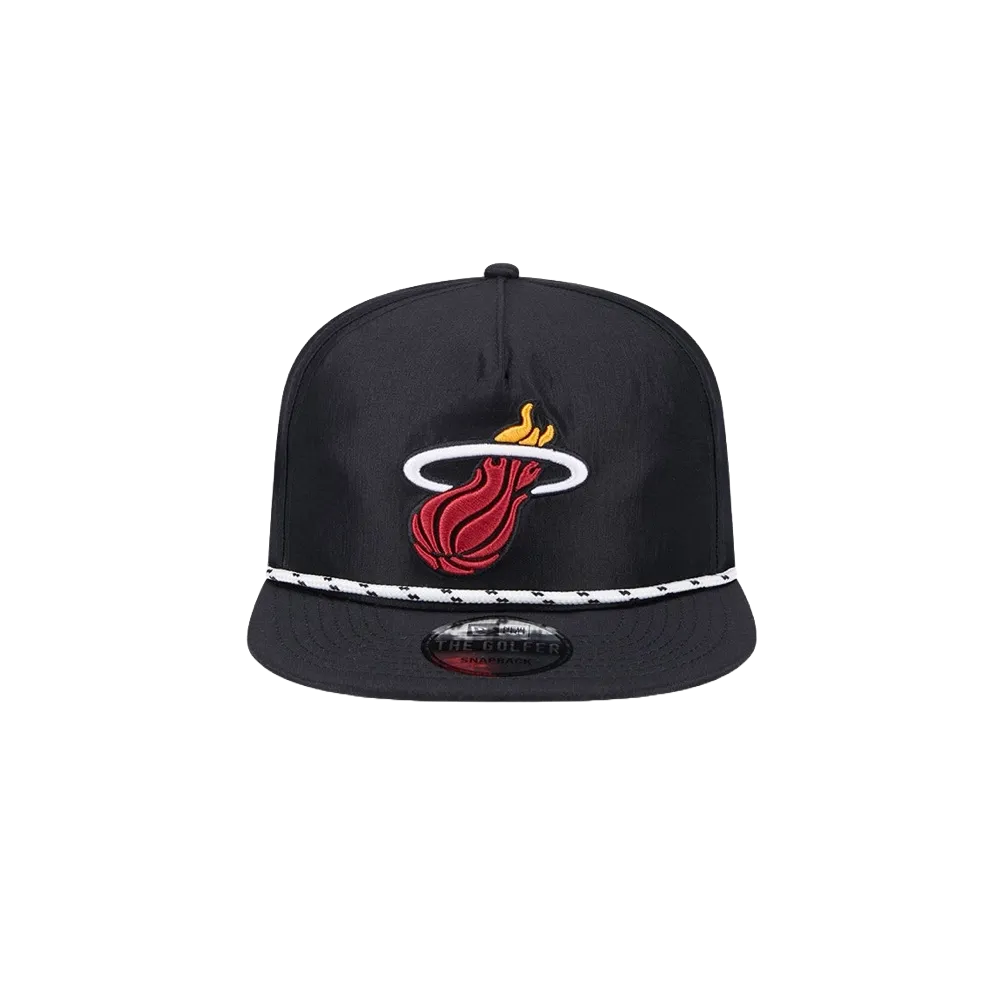 New Era Miami HEAT Rope Golfer Snapback