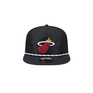 New Era Miami HEAT Rope Golfer Snapback