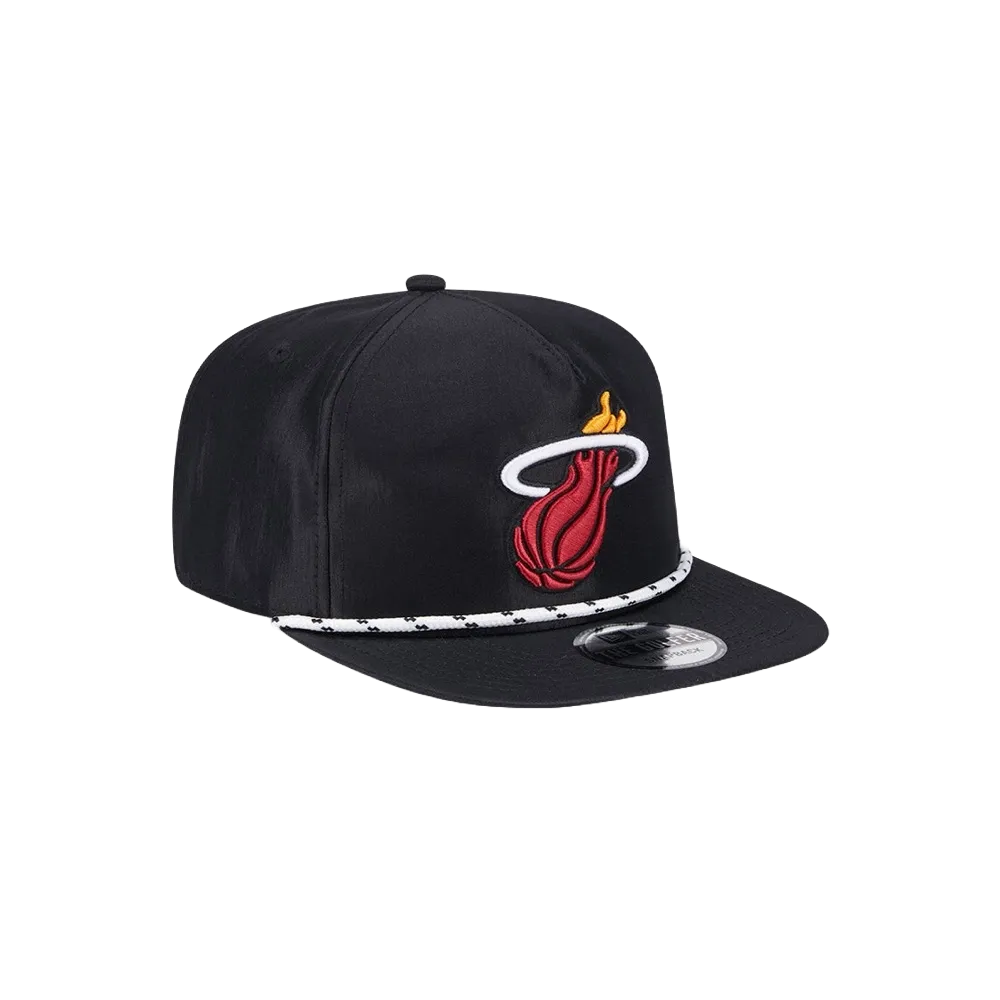 New Era Miami HEAT Rope Golfer Snapback