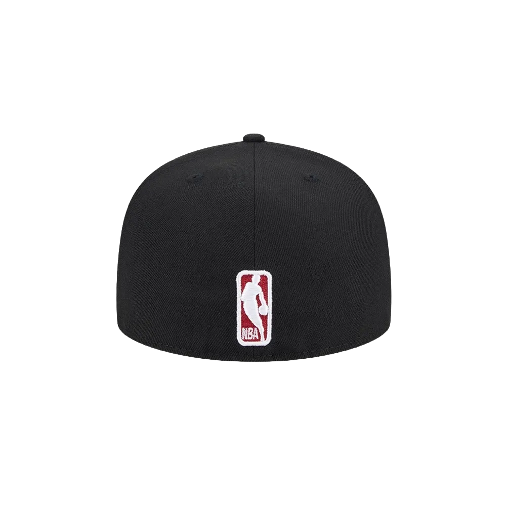 New Era Miami HEAT Script Sided Fitted Hat