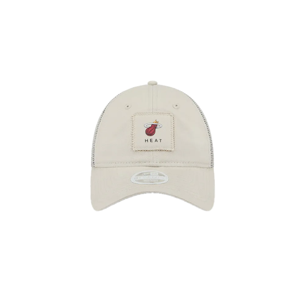 New Era Miami HEAT Stitch Trucker Women's Snapback