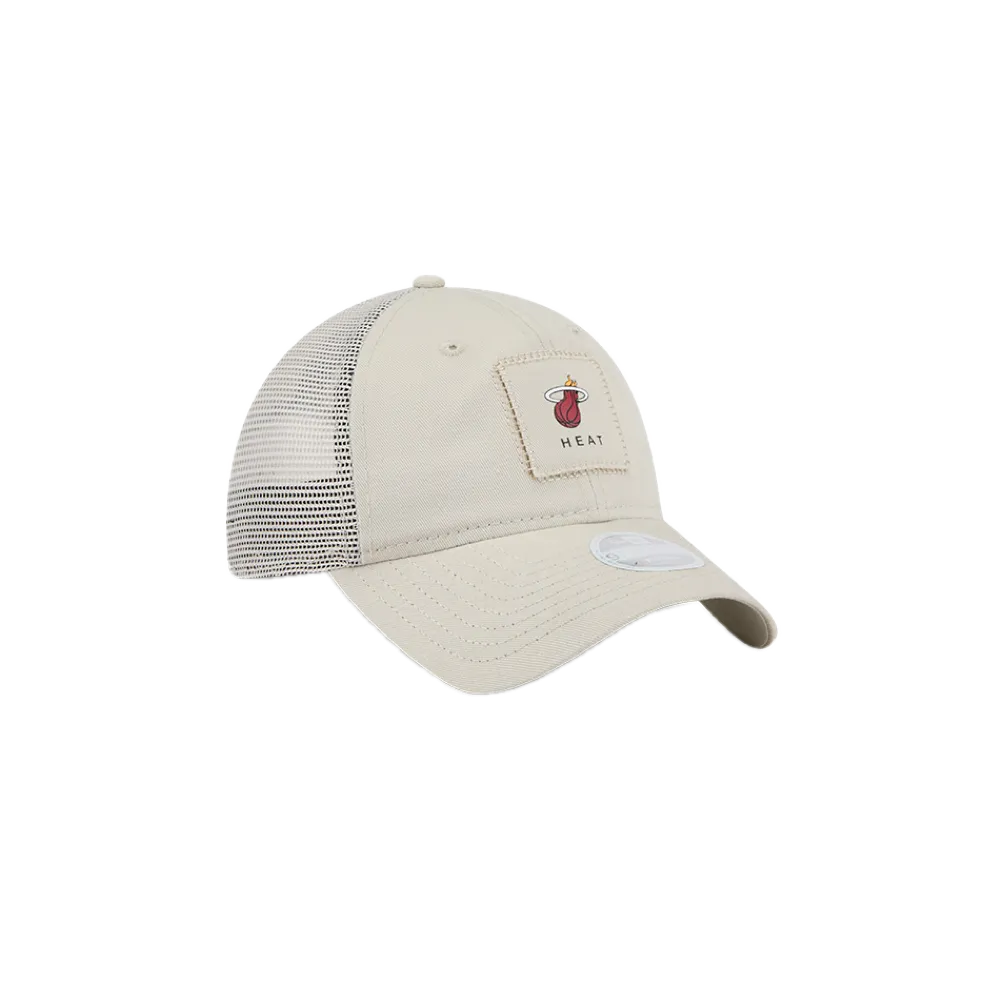 New Era Miami HEAT Stitch Trucker Women's Snapback
