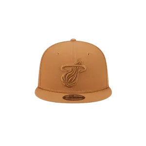 New Era Miami HEAT Tan Color Pack Snapback