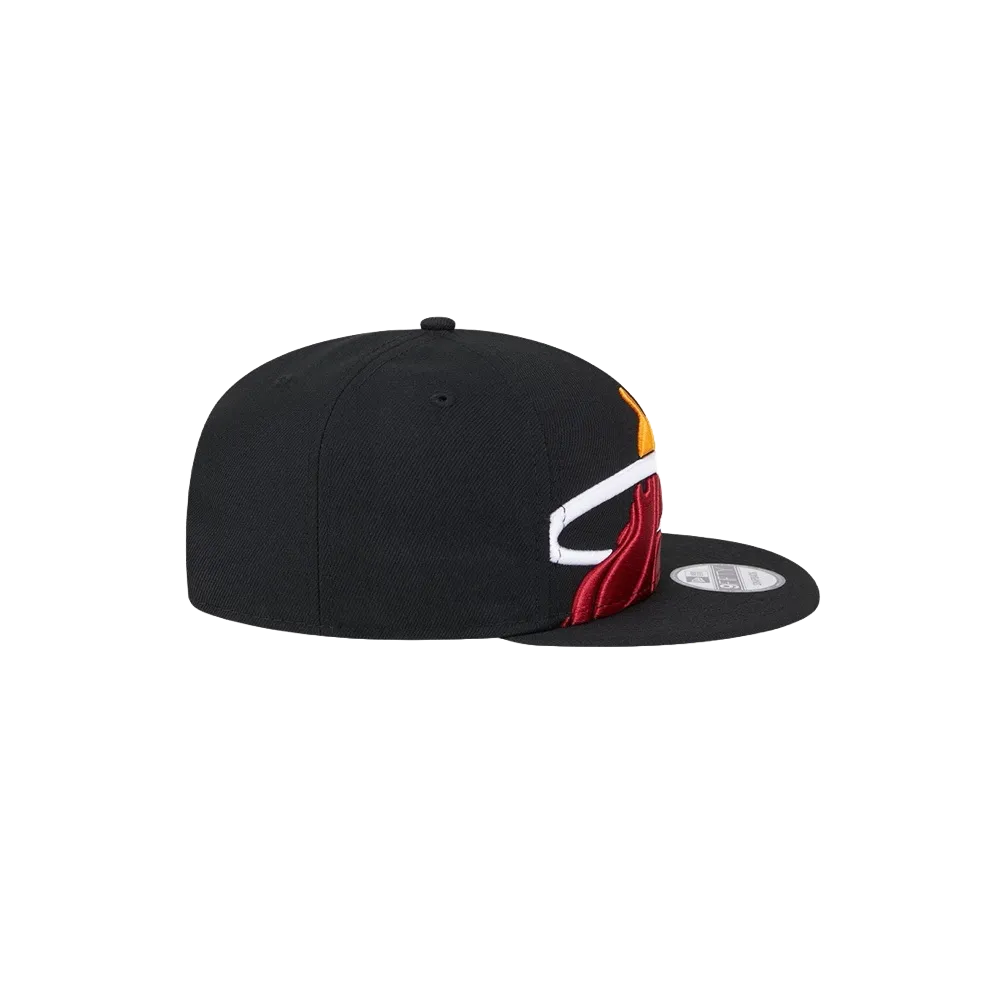 New Era Miami HEAT Team Shadow Snapback