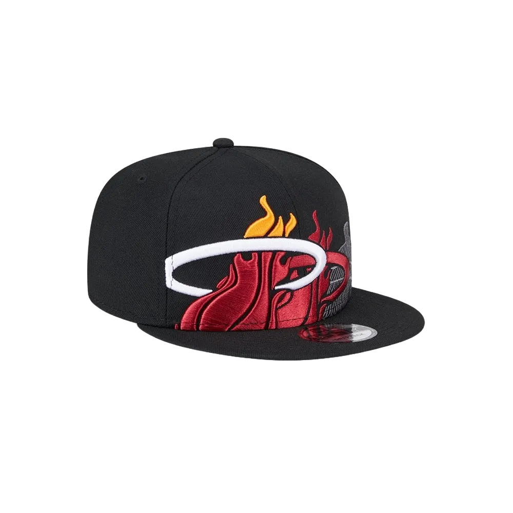 New Era Miami HEAT Team Shadow Snapback