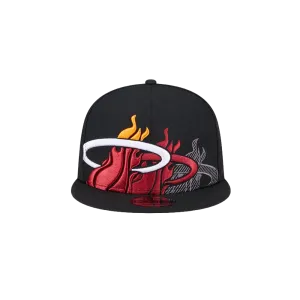 New Era Miami HEAT Team Shadow Youth Snapback