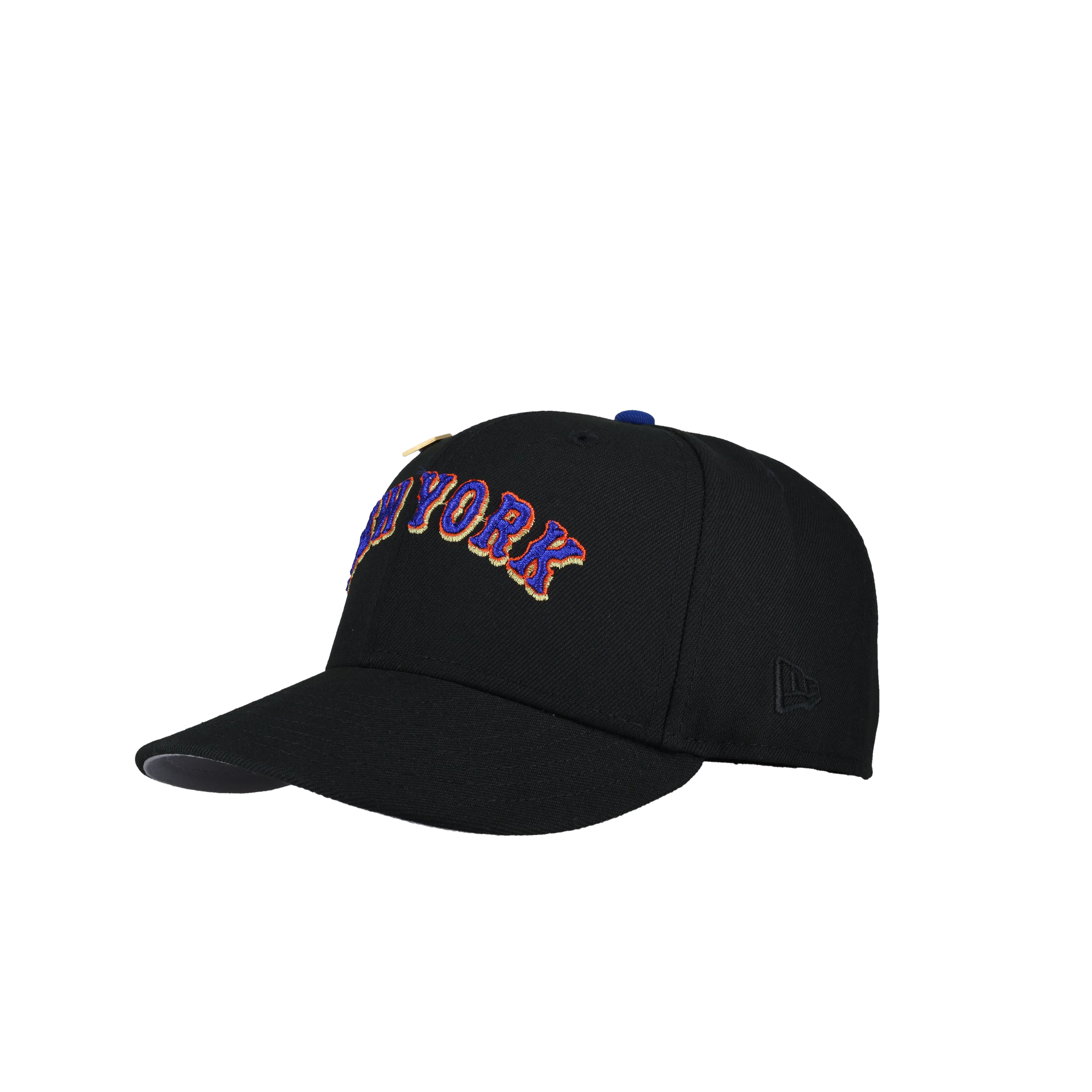 New York Mets 1969 World Series Script Metallic Fitted Hat