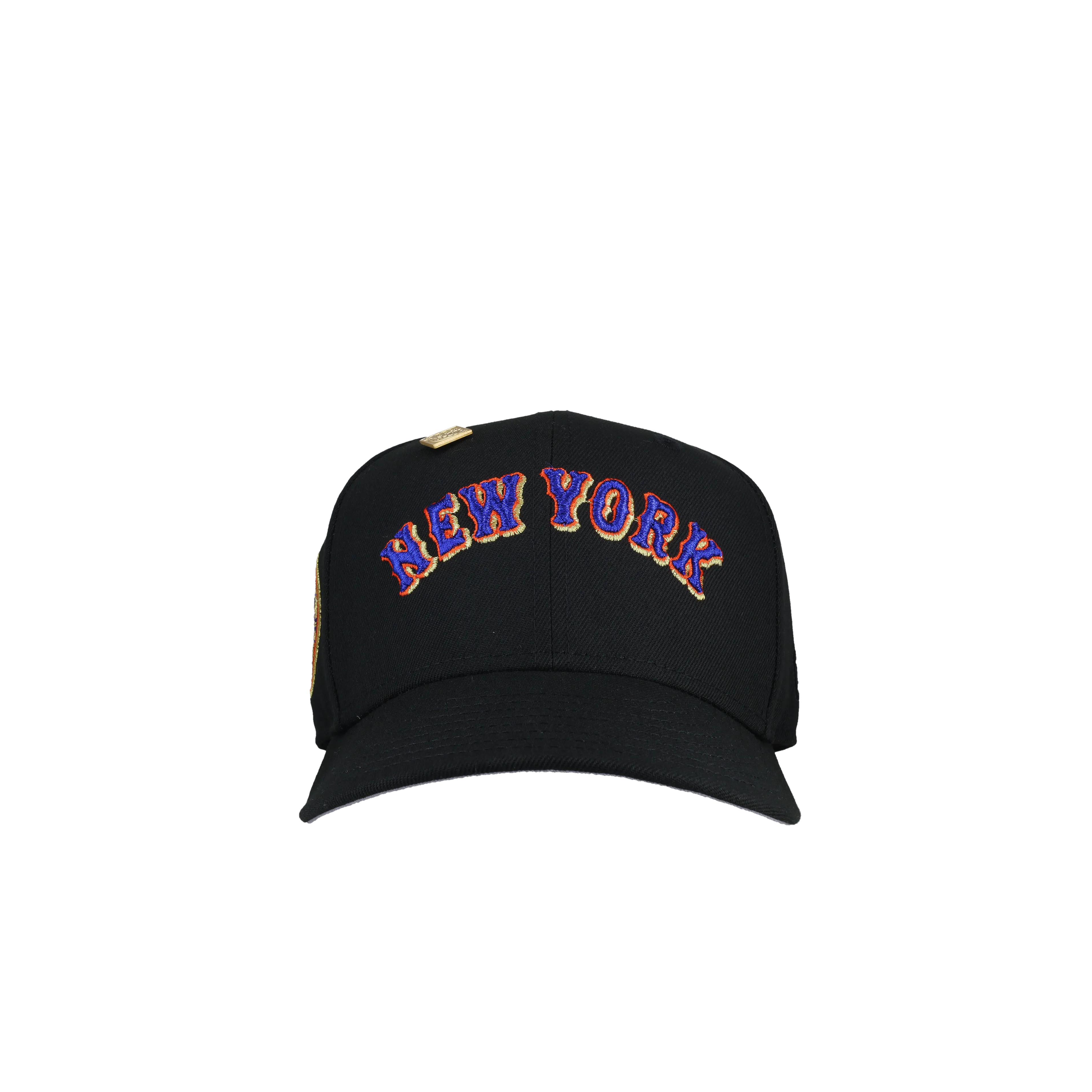New York Mets 1969 World Series Script Metallic Fitted Hat