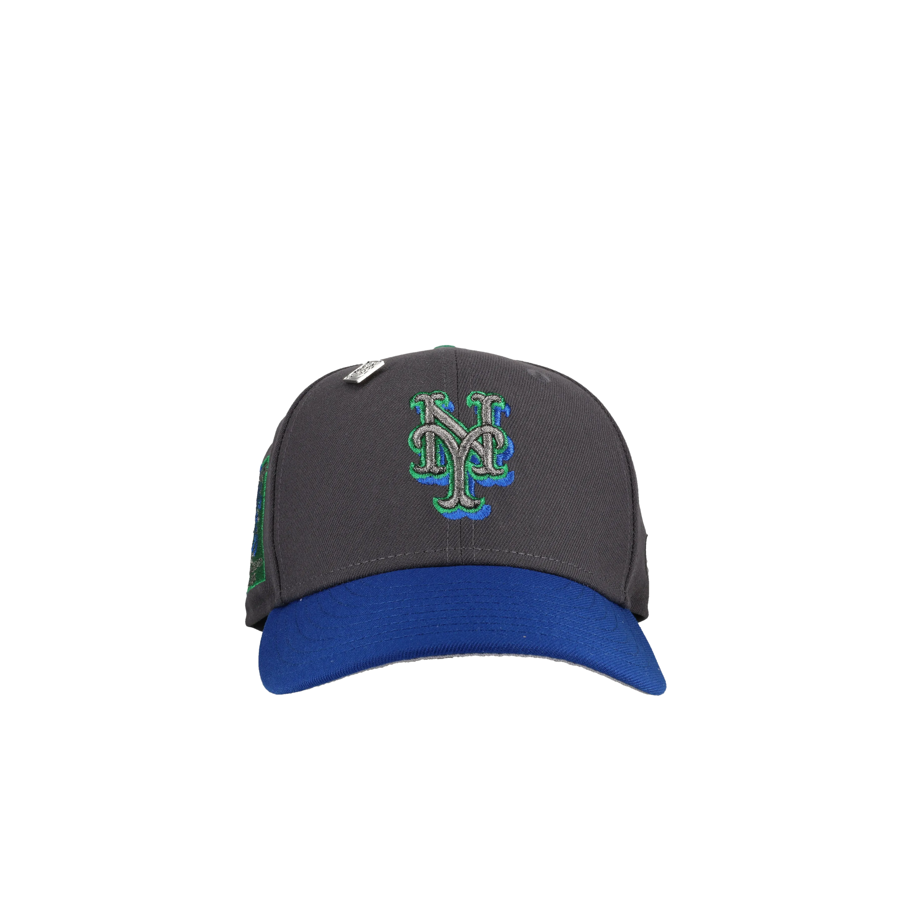 New York Mets Graphite/Blue/Pewter Metallic Shea Stadium 59Fifty Fitted Hat