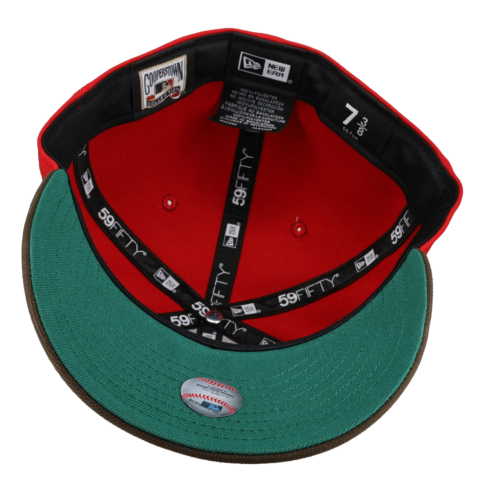 New York Yankees 1999 World Series Red/Walnut 59Fifty Fitted Hat