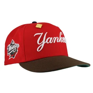 New York Yankees 1999 World Series Red/Walnut 59Fifty Fitted Hat