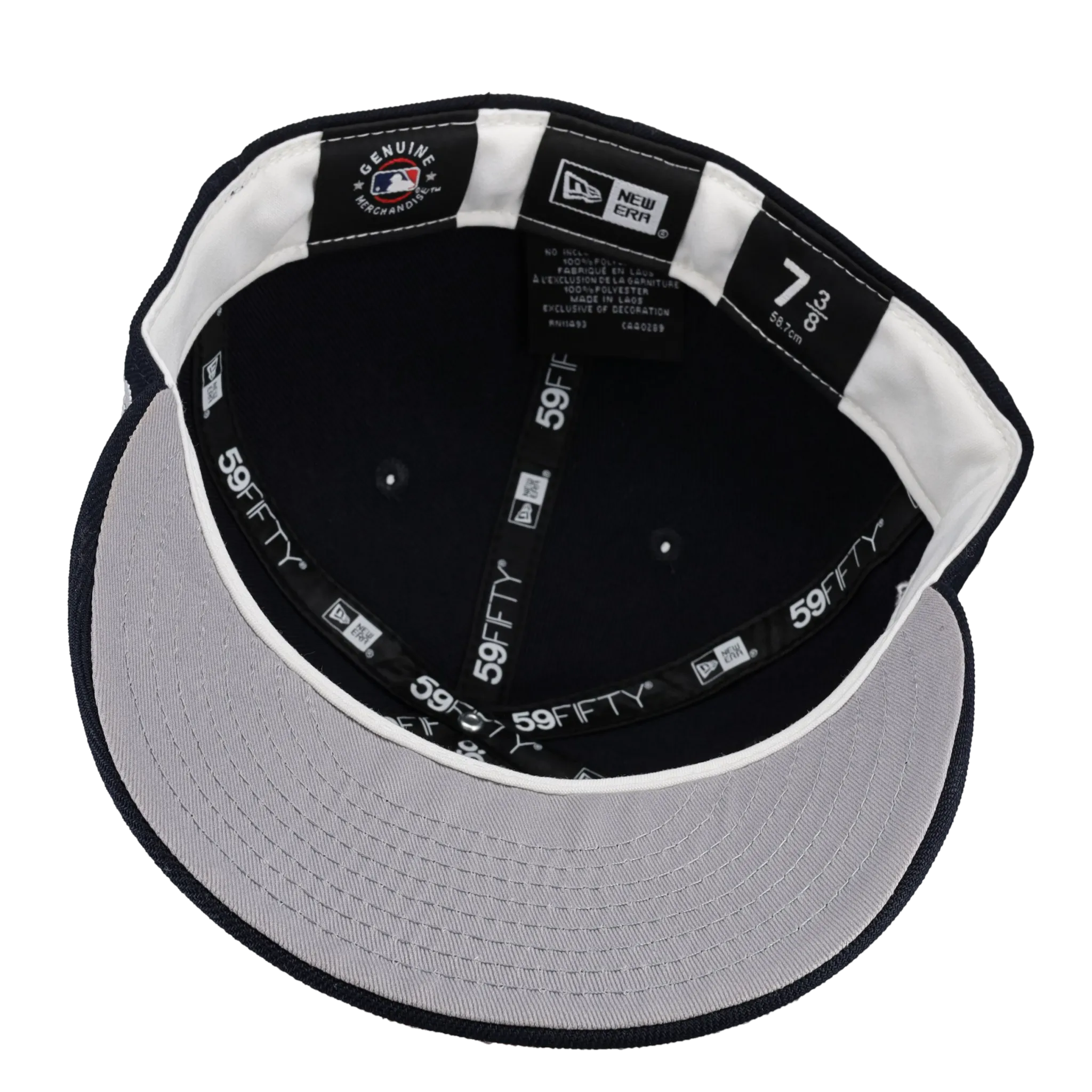 New York Yankees 2000 World Series Navy Circle Basic 59Fifty Fitted Hat