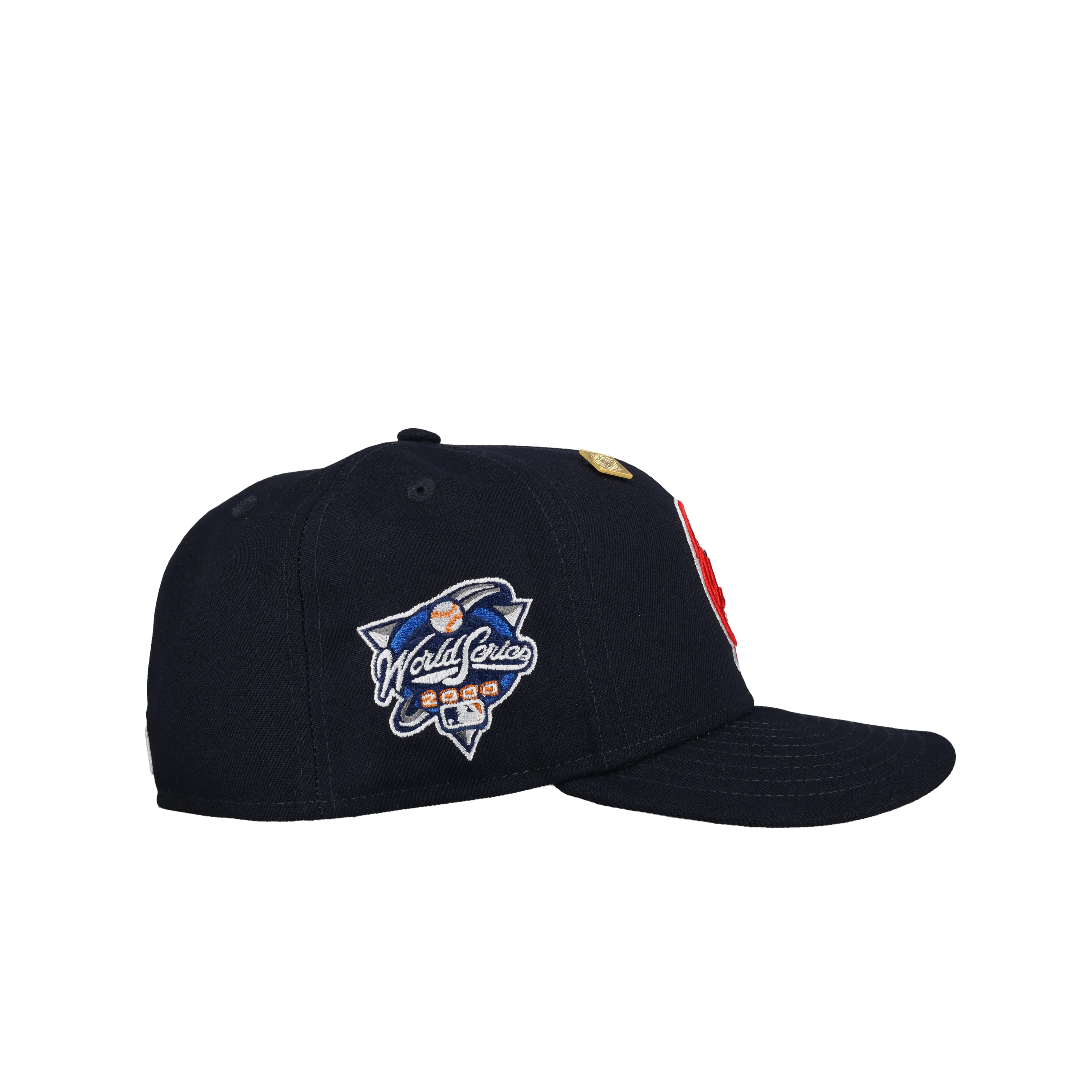 New York Yankees 2000 World Series Navy Circle Basic 59Fifty Fitted Hat