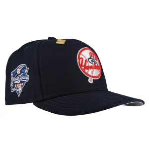 New York Yankees 2000 World Series Navy Circle Basic 59Fifty Fitted Hat