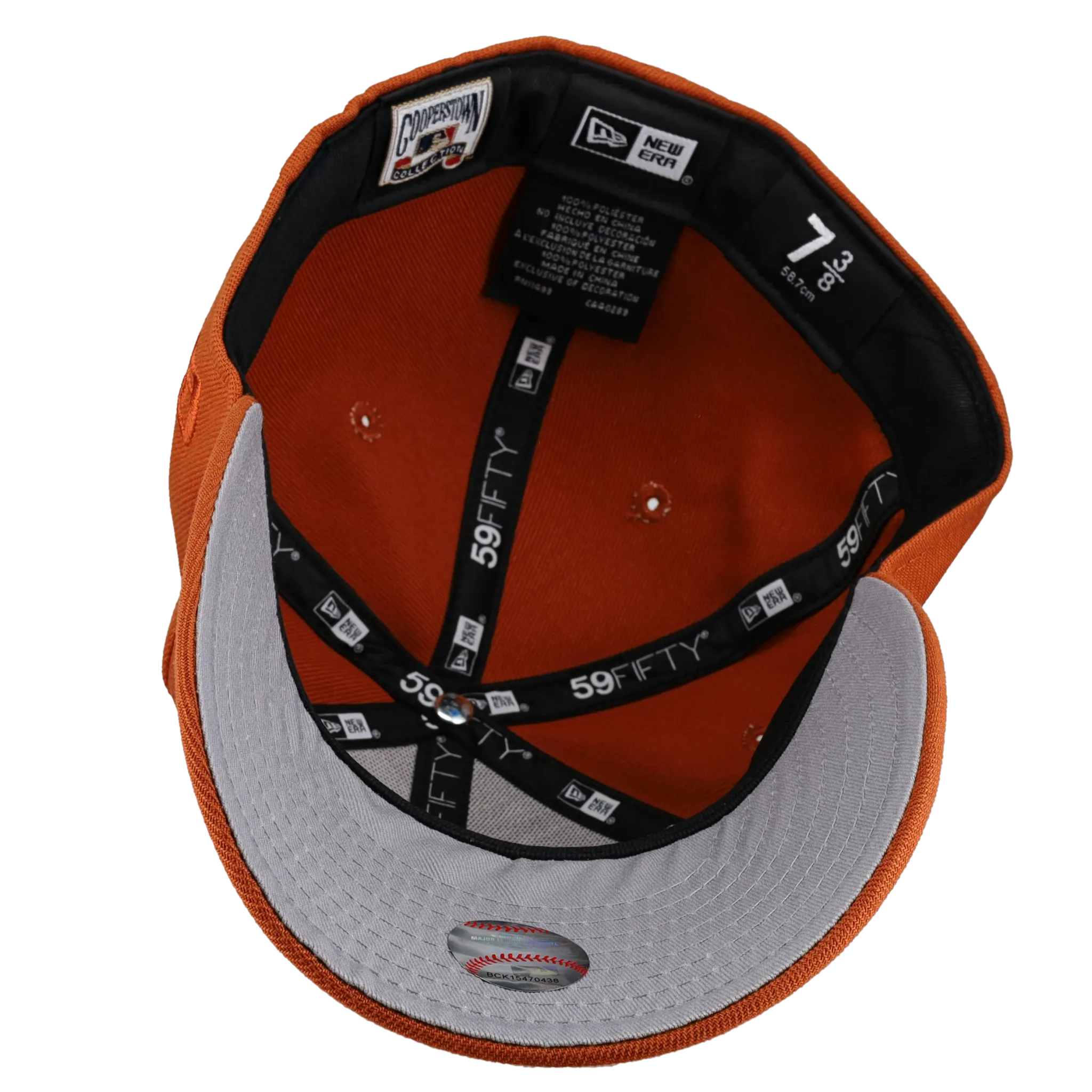 New York Yankees 2008 World Series Burnt Orange Metallic 59Fifty Fitted Hat
