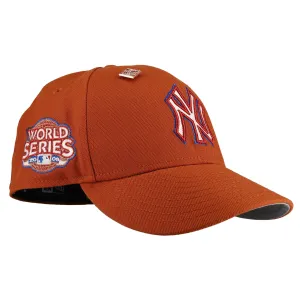 New York Yankees 2008 World Series Burnt Orange Metallic 59Fifty Fitted Hat