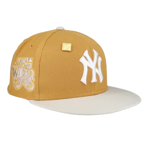 New York Yankees 75th World Series Patch Fitted Hat