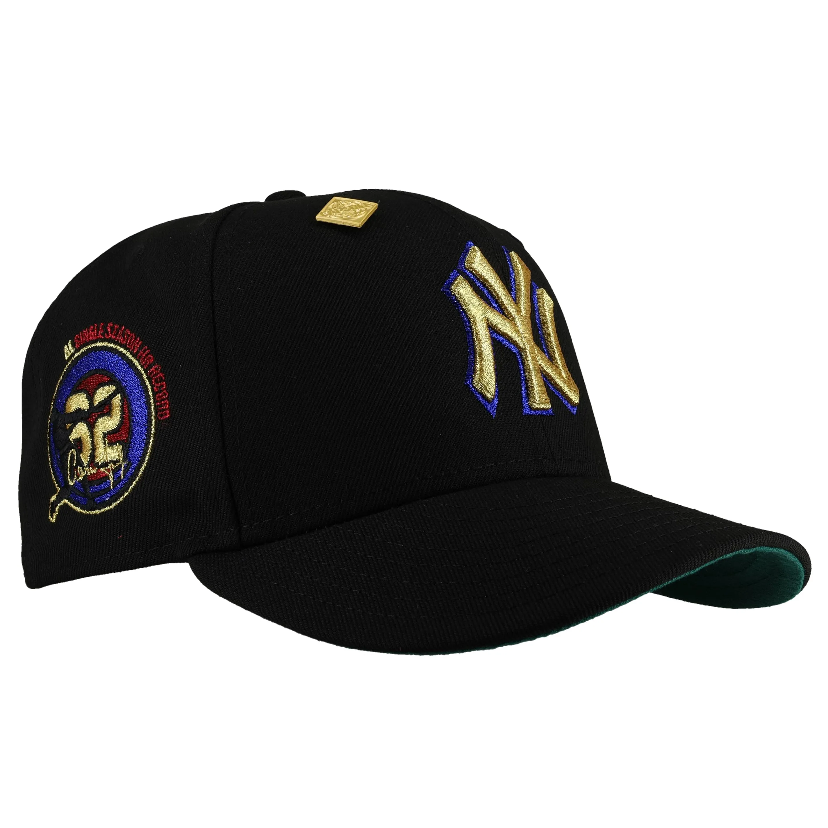 New York Yankees Aaron Judge 62 Home Runs Metallic 59Fifty Fitted Hat