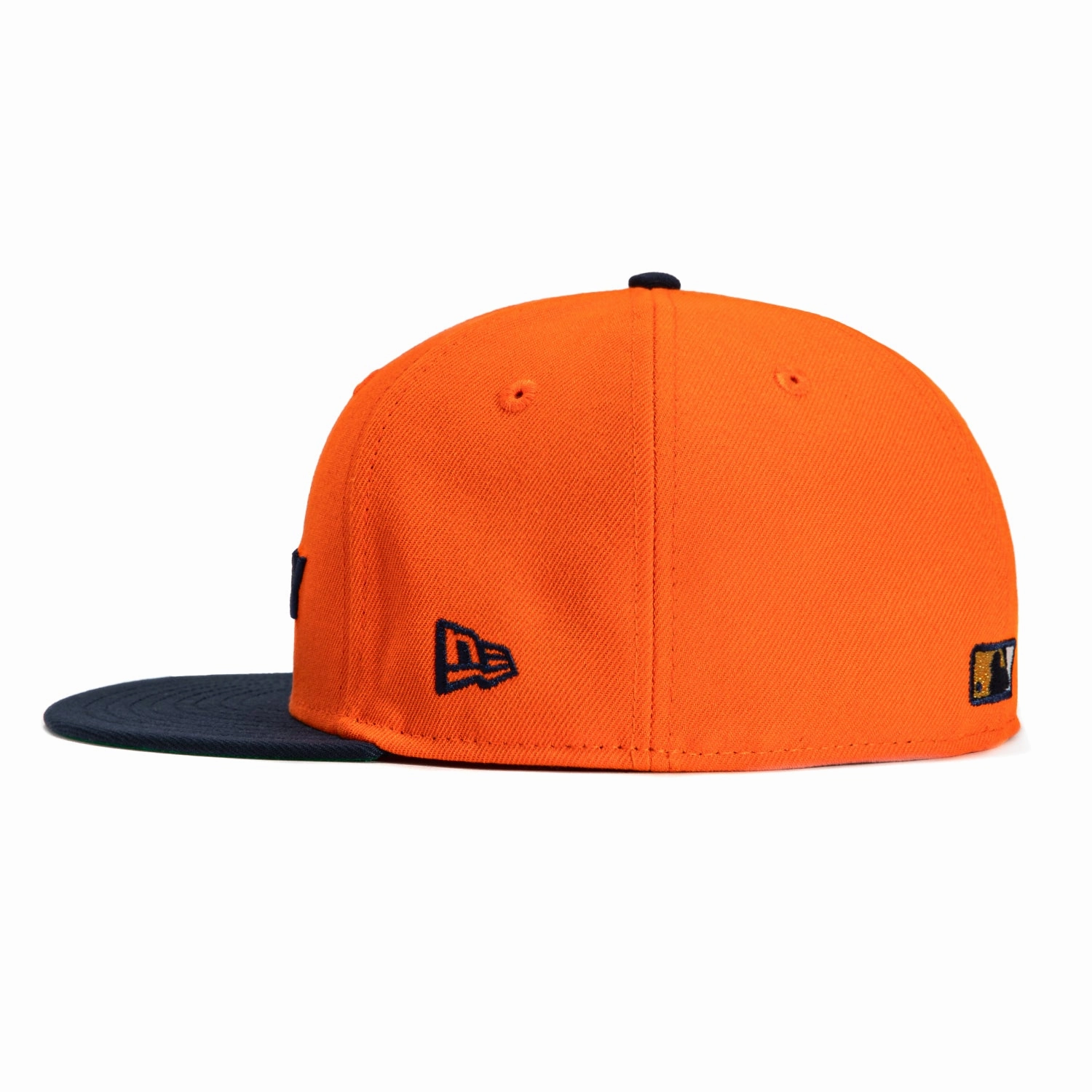 New Era 59Fifty Houston Astros 2022 World Series Champions Patch Space City Hat - Orange. Navy