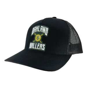 Oakland Ballers Alt. Logo Curved Visor Trucker