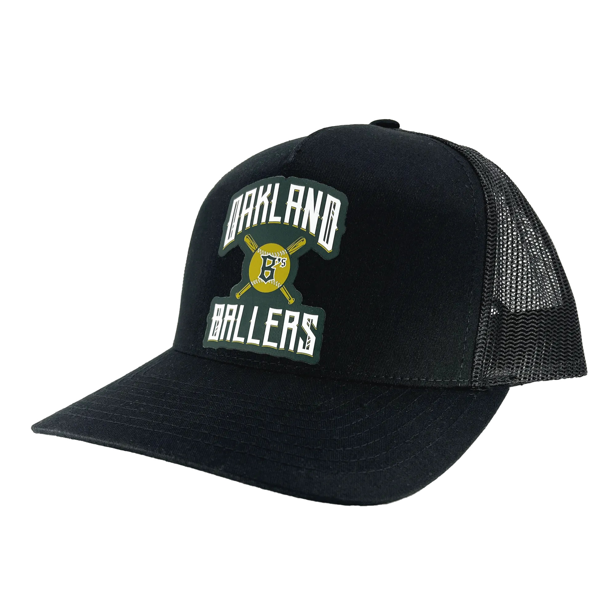 Oakland Ballers Alt. Logo Curved Visor Trucker
