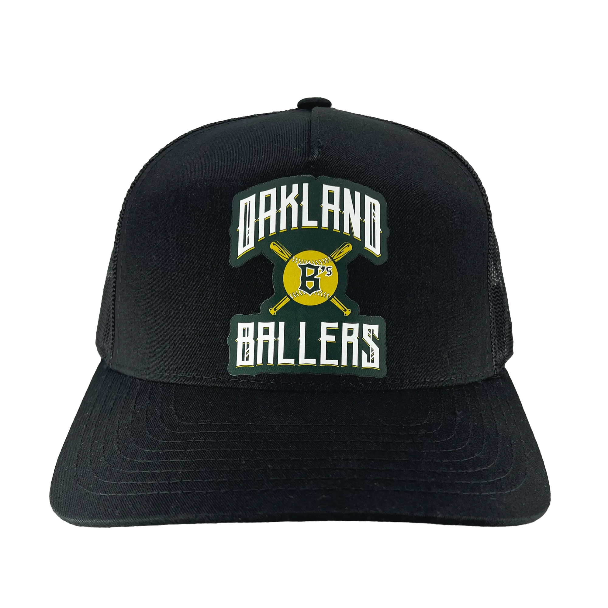 Oakland Ballers Alt. Logo Curved Visor Trucker