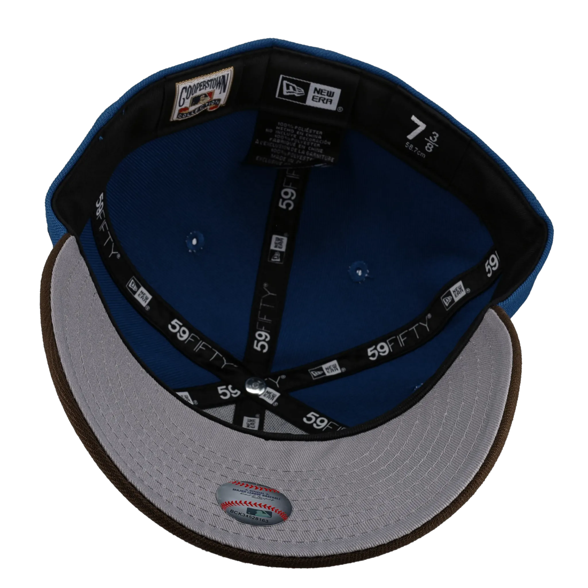 Seattle Mariners 25th Anniversary Blue/Walnut Metallic 59Fifty Fitted Hat