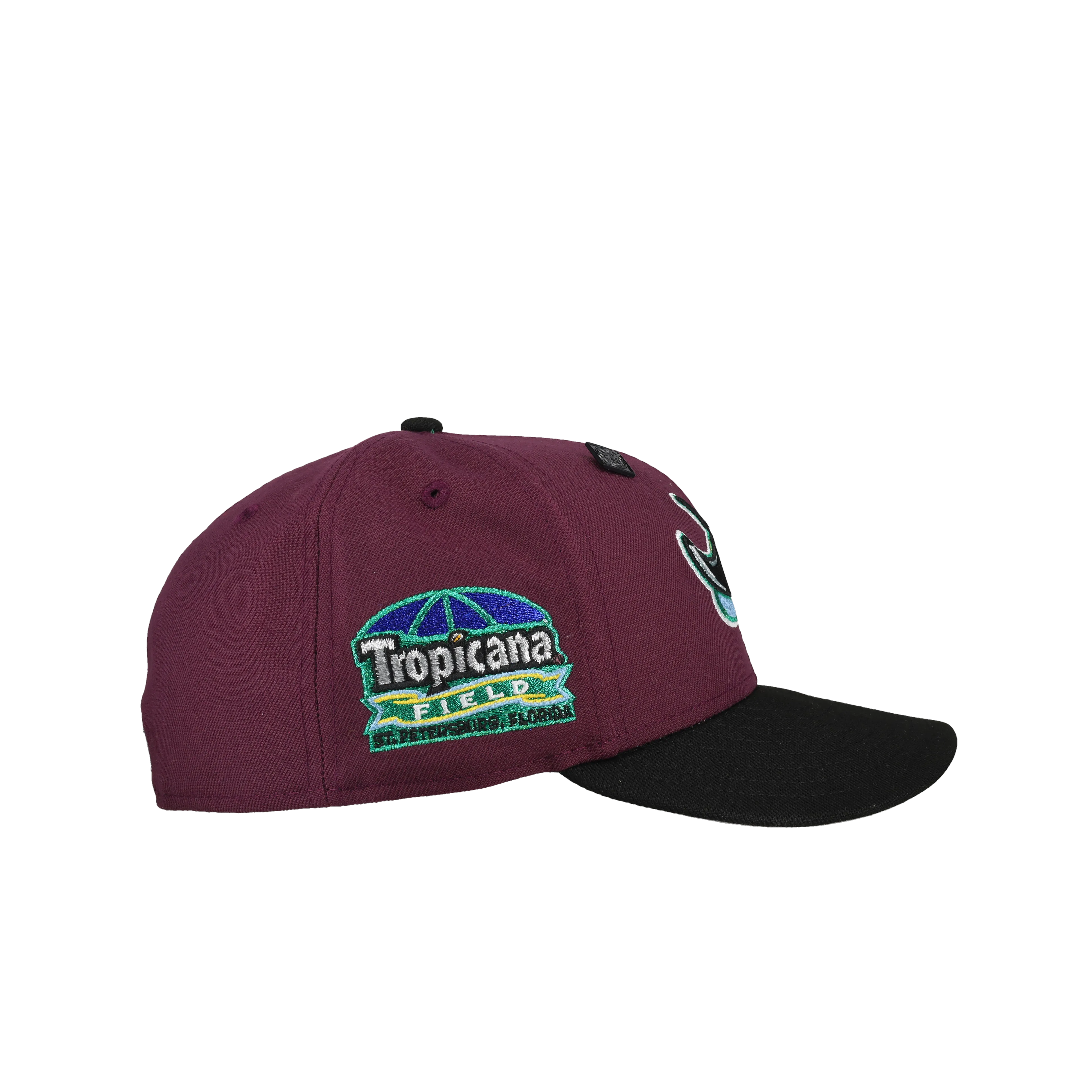 Tampa Bay Rays Tropicana Field Plum/Black Metallic 59Fifty Fitted Hat