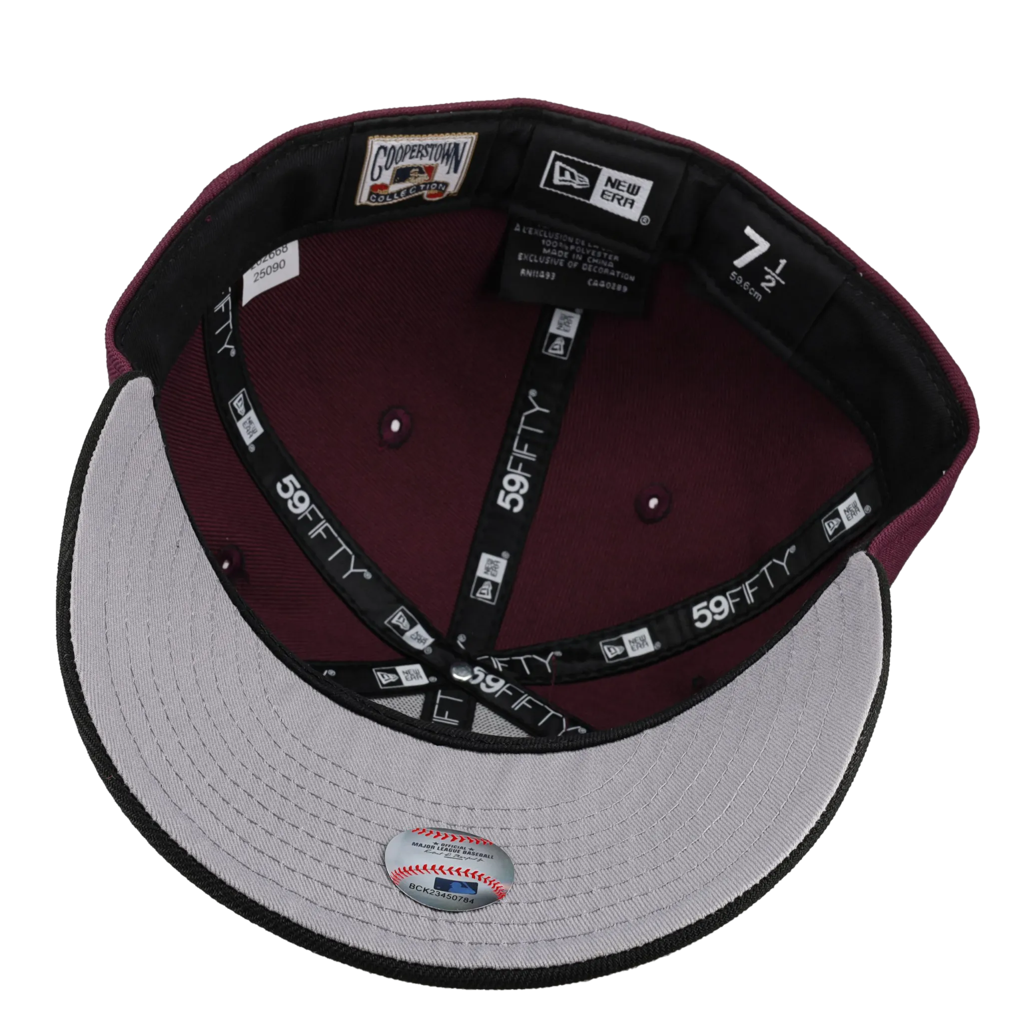 Tampa Bay Rays Tropicana Field Plum/Black Metallic 59Fifty Fitted Hat