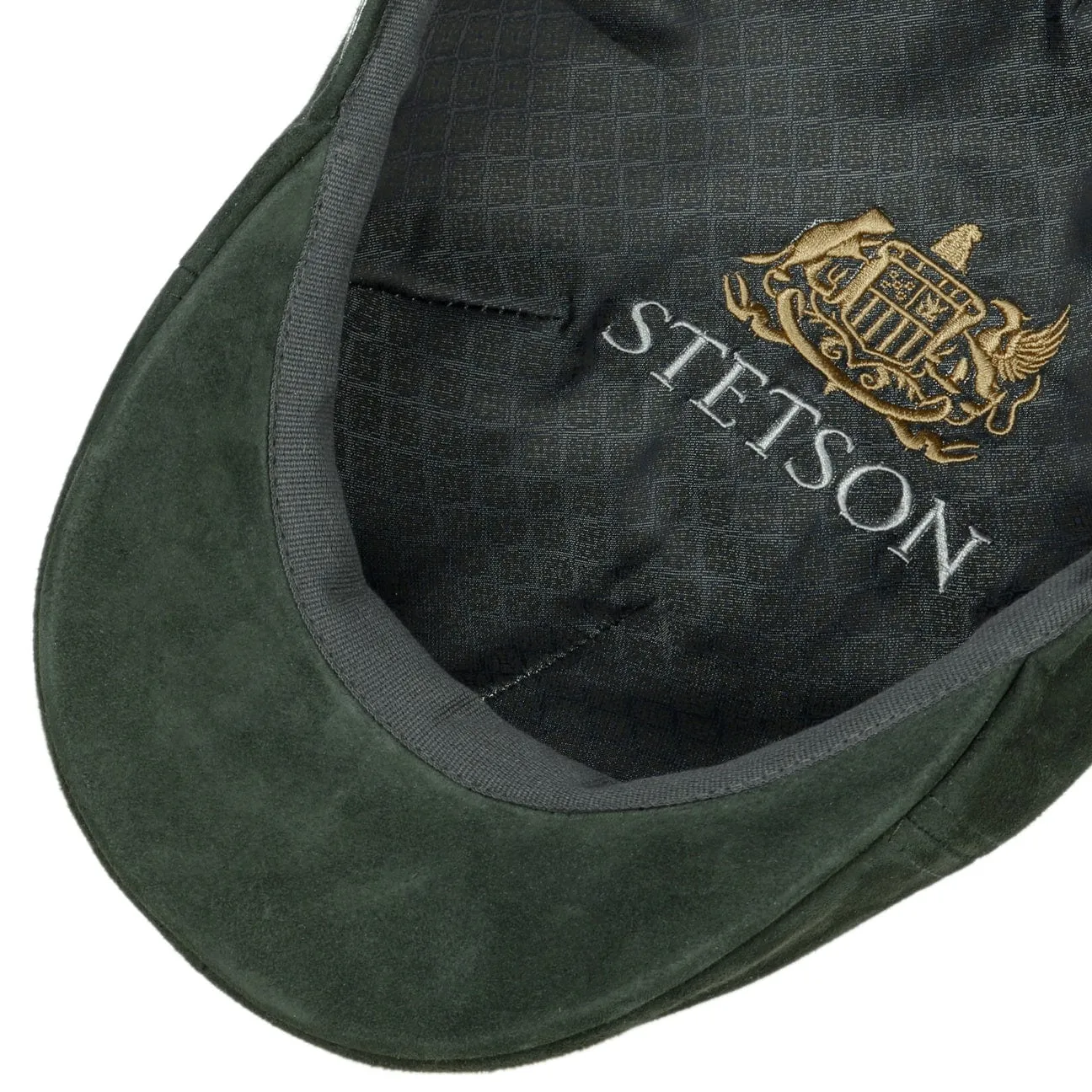 Texas Goat Suede Flat Cap by Stetson